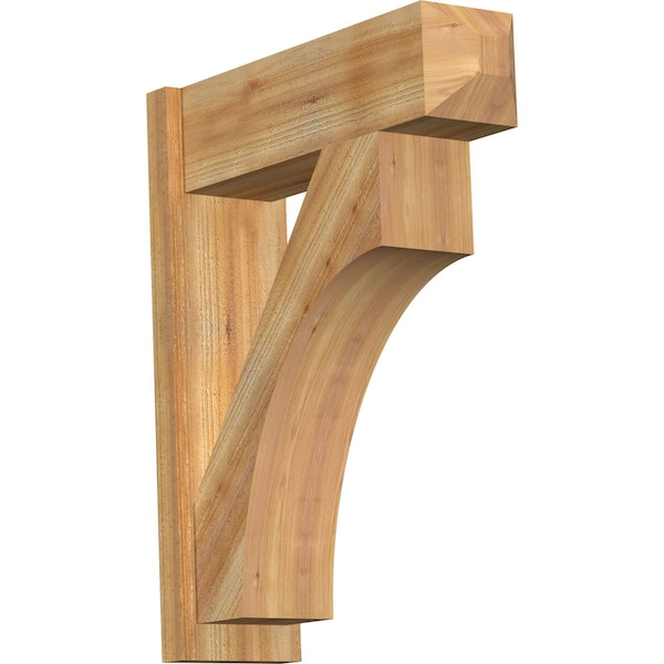 Ekena Millwork Westlake Craftsman Rough Sawn Outlooker, Western Red Cedar, 8"W x 26"D x 32"H OUT08X26X32WTL04RWR - main